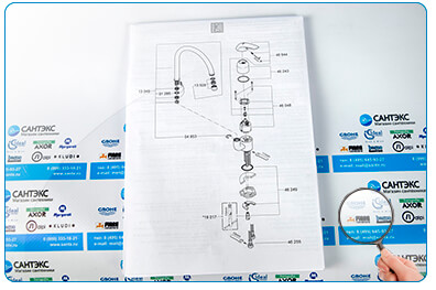 Смеситель для кухни Grohe Euroeco 32752000 деталировка