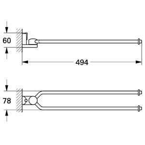 Фотография товара Grohe Ectos 40258MB0Gr