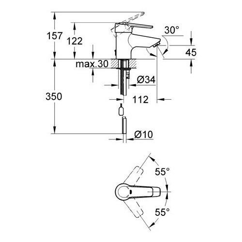 Фотография товара Grohe Eurostyle   33559000Gr