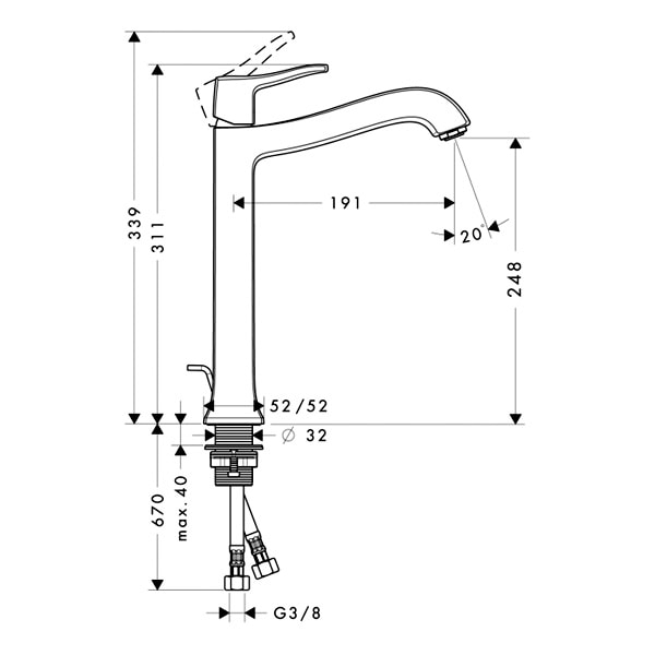 Фотография товара Hansgrohe Metris Classic   31078000