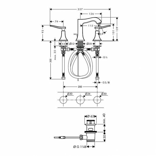 Фотография товара Hansgrohe Metris Classic   31073000