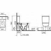 Унитаз компакт, микролифт Vitra S20 9819B003-7202