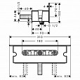 Фотография товара Hansgrohe Fixfit Porter S 26456400