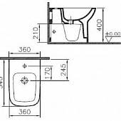 Биде напольное Vitra S20 5509B003-0288