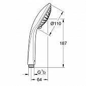 Ручной душ  Grohe Euphoria 27222000