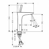 Смеситель для раковины (д.к РО) Hansgrohe PuraVida 15081000