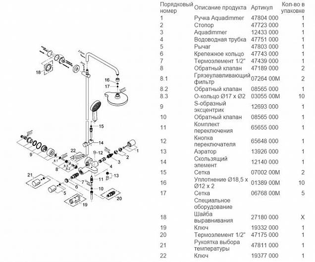 Фотография товара Grohe Power&Soul Cosmopolitan 27907000Gr