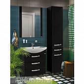 Комплект мебели 80 см, черная, Акватон Ария  80 1A141701AA950-K