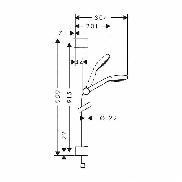 Фотография товара Hansgrohe Croma Select E 26592400