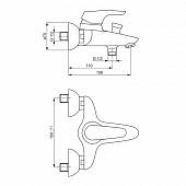 Смеситель для ванны Ideal Standard Cerasprint B3743AA