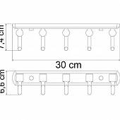 Вешалка WasserKraft Oder K-3075
