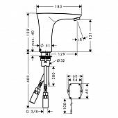 Смеситель для раковины Hansgrohe PuraVida 15170400