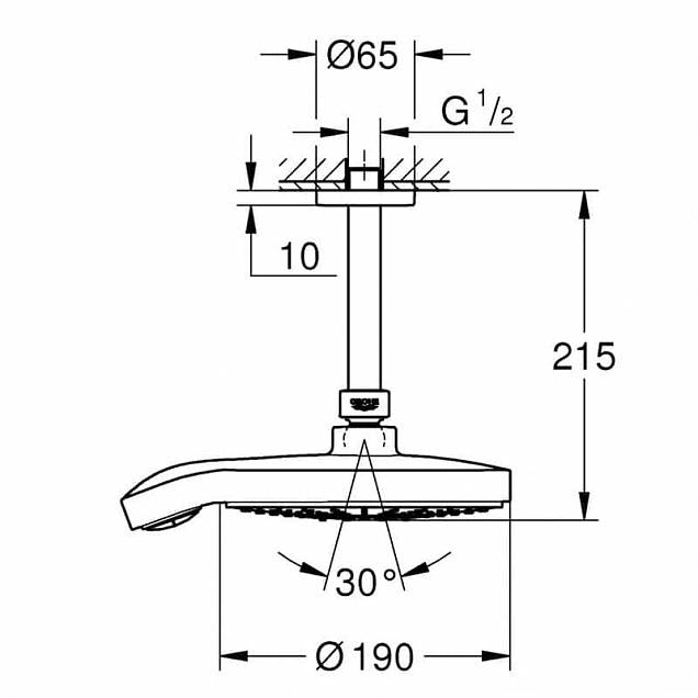 Фотография товара Grohe Power&Soul Cosmopolitan 26173000Gr