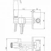 Гигиенический комплект, золотой Lemark Solo LM7165G