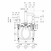 Смеситель для раковины (д.к) Hansgrohe Talis Classic 14113820