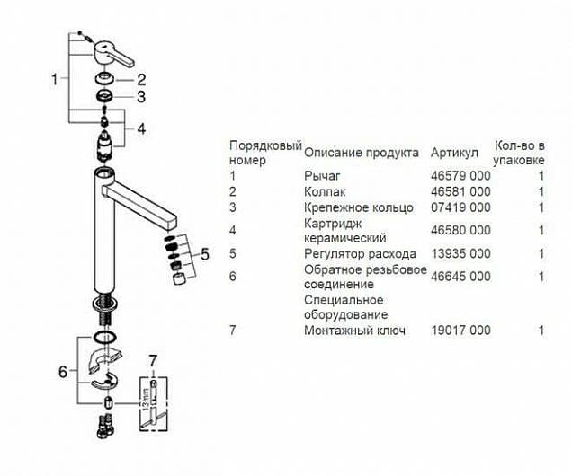 Фотография товара Grohe Lineare   23405000Gr