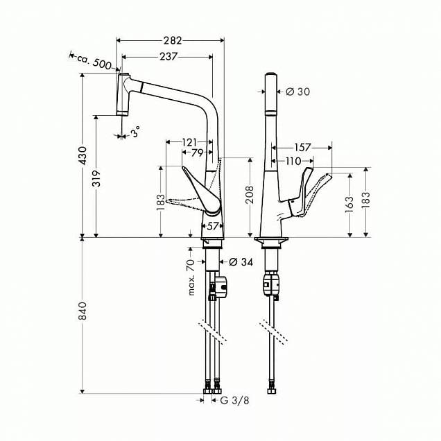 Фотография товара Hansgrohe Metris   14820000