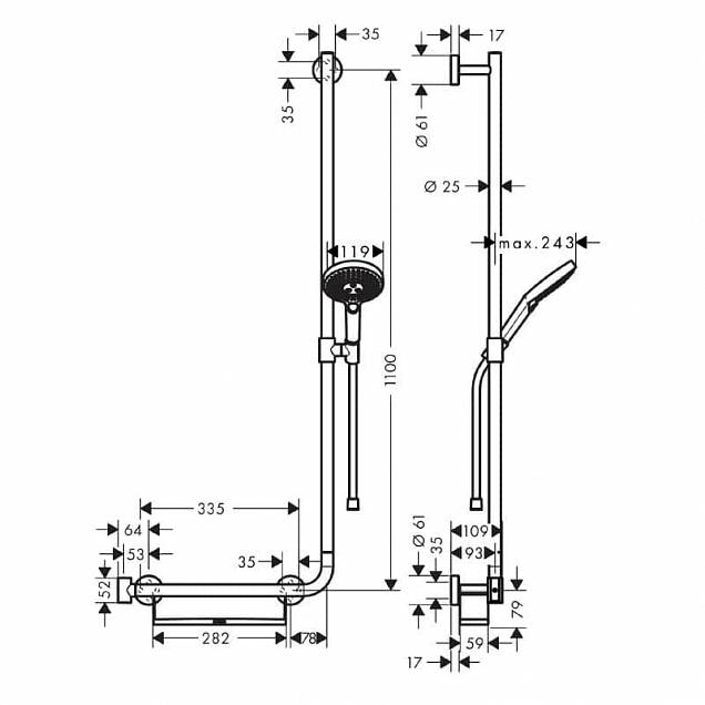 Фотография товара Hansgrohe Raindance Select S 26327400