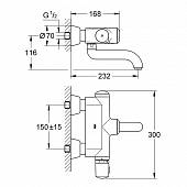 Смеситель для раковины Grohe Europlus E 36240001