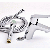 Смеситель для раковины с гигиенической лейкой (цеп) Hansgrohe Focus E2 31926000