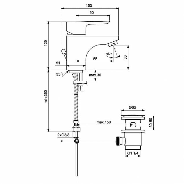 Фотография товара Ideal Standard Ceraplan III B0700AA