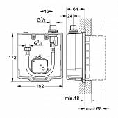 Скрытый монтажный ящик Grohe Euroeco Cosmopolitan E 36337000