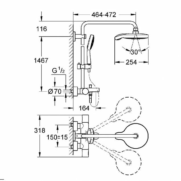 Фотография товара Grohe Power&Soul Cosmopolitan 27907000Gr