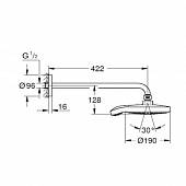 Верхний душ Grohe Power&Soul Cosmopolitan 26172LS0