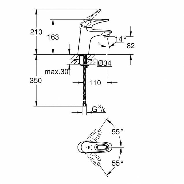 Фотография товара Grohe Eurostyle   32468003Gr