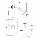 Душевая система Lemark Atlantiss LM3220C