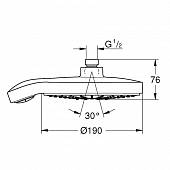 Верхний душ Grohe Power&Soul Cosmopolitan 27764LS0