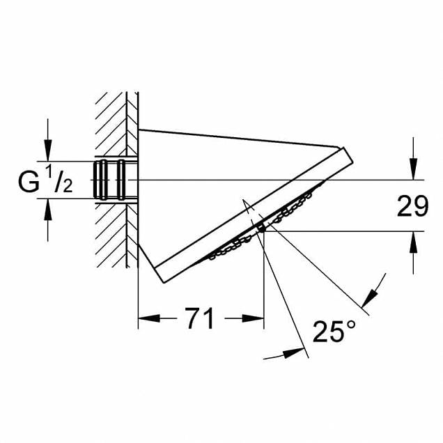 Фотография товара Grohe Rainshower F-series 27253000Gr