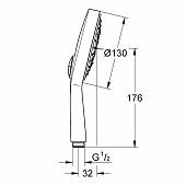 Ручной душ Grohe Power&Soul Cosmopolitan 27663LS0