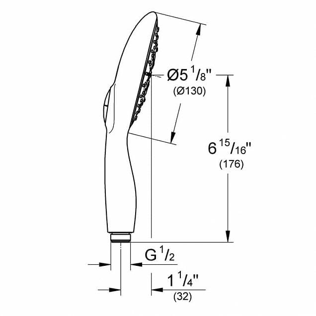 Фотография товара Grohe Power&Soul 27672MW0Gr