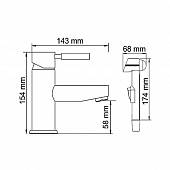 Смеситель для раковины Eco WasserKraft Main 4108