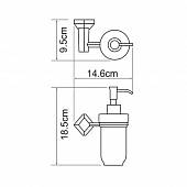 Дозатор для жидкого мыла WasserKraft Aller K-1199C