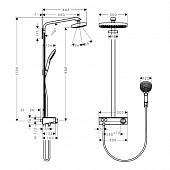 Душевая система Raindance Select Hansgrohe 27126000