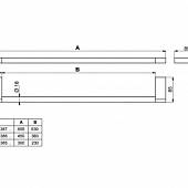 Полотенцедержатель 60 см Ideal Standard Connect N1387AA