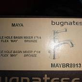 Смеситель для раковины (д.к), бронза, Bugnatese Maya BN.MAY-8913BR