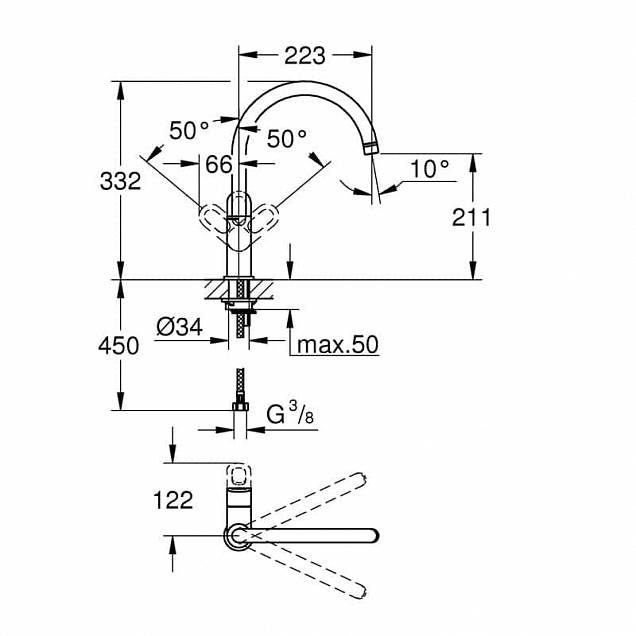 Фотография товара Grohe BauLoop   31368000Gr