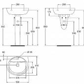 Полупьедестал Vidima W312961