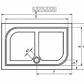 Душевой поддон Riho Kolping DB3600500000000