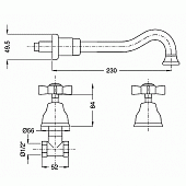 Смеситель для раковины Migliore Princeton ML.PRN-869.BR