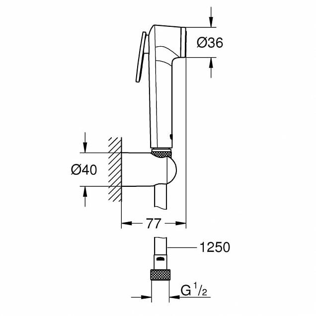 Фотография товара Grohe Trigger Spray 26354000Gr