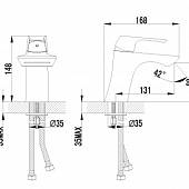 Смеситель для раковины Lemark Unit LM4546C