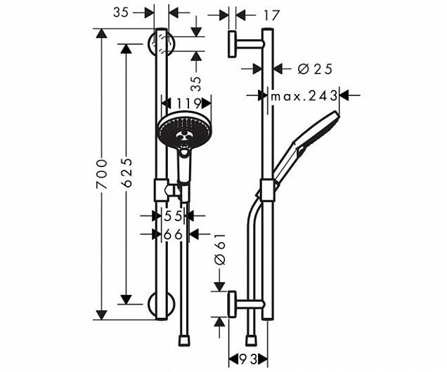 Фотография товара Hansgrohe Raindance Select S 26320000