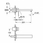 Смеситель для раковины Grohe Eurocube 23447000