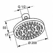 Душ верхний Kludi A-Qa Eco 665200500