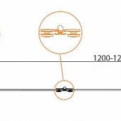 Шторка на ванну 120 см, профиль золото Cezares ROYAL PALACE-V-21-120/145-CP-G