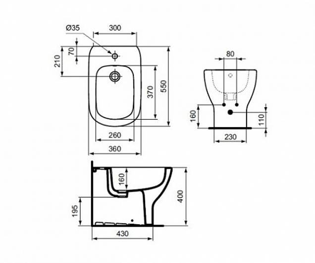 Фотография товара Ideal Standard Tesi T354001